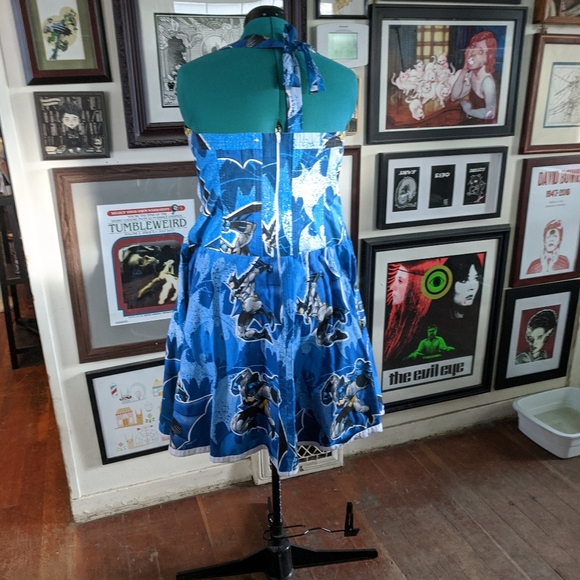 Custom made Batman halter dress - Picture 3 of 4